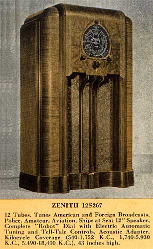 [Zenith 12S267 dealer literature image]