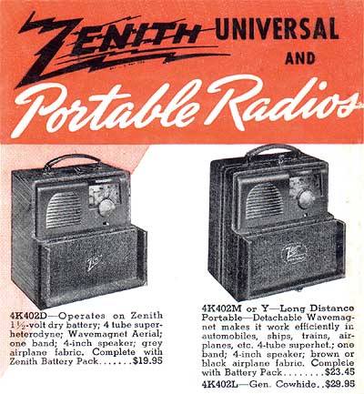 [From a Zenith brochure]