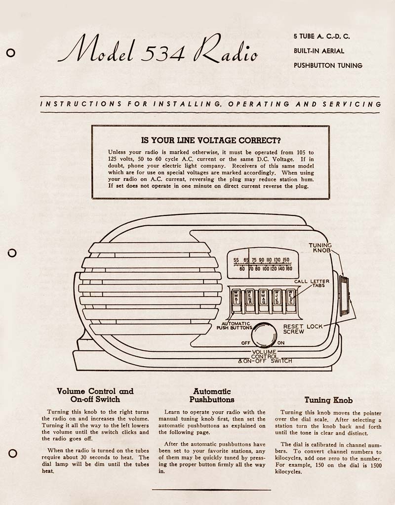 [User guide, first page]