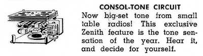 [From the 1942 Zenith brochure]
