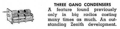 [From the 1942 Zenith brochure]