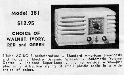 [from a 1941 Emerson sales brochure]