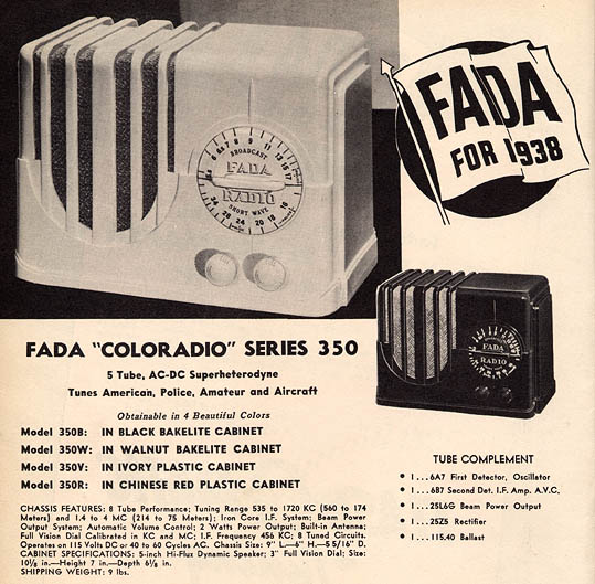 [From a 1938 Fada catalog]