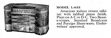 [The G-E L-633 description from the brochure]