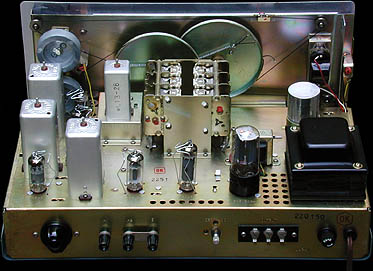 [Lafayette HA-230 chassis top view]