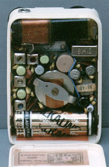 [It runs on two AAA cells.]