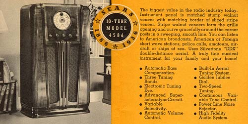 [From a Silvertone radio brochure]