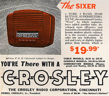 [Crosley advertisement]