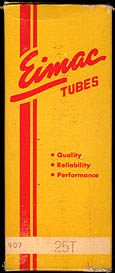 [Eimac vacuum tube box]