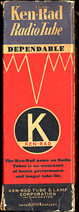 [Ken-Rad vacuum tube box]