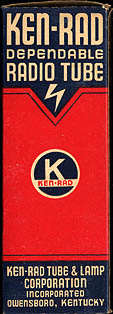 [Ken-Rad vacuum tube box]