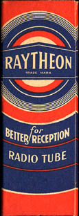 [Raytheon vacuum tube box]