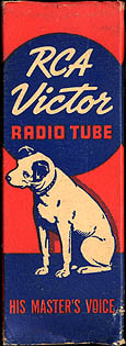 [RCA Victor vacuum tube box]