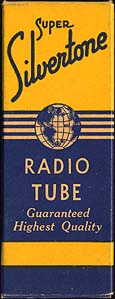 [Silvertone vacuum tube box]