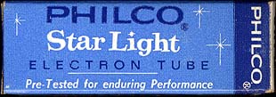 [Philco vacuum tube box]