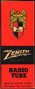 [Zenith vacuum tube box]