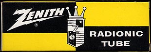 [Zenith vacuum tube box]