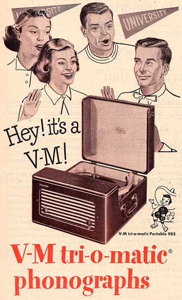 [V-M magazine advertisement]