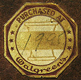 [Walgreens label on the back.]